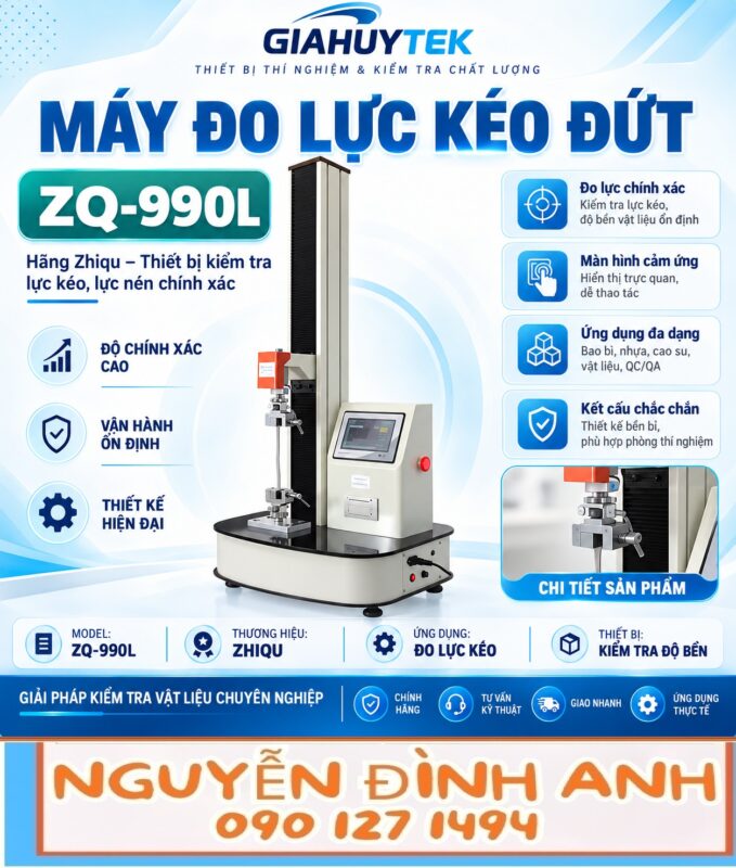 Máy đo lực kéo đứt ZQ-990L hãng ZHIQU